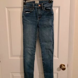 J.Crew lookout high rise skinny blue jeans 24